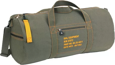 Rothco Canvas Equipment Bag, Olive Drab
